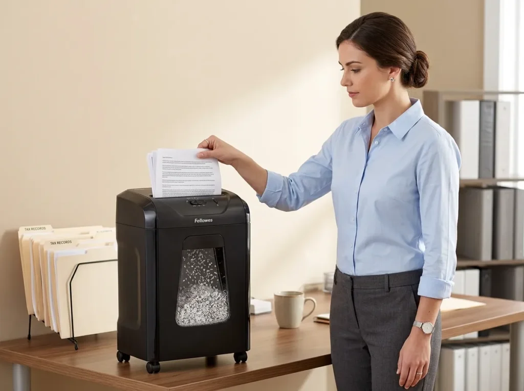 best micro-cut shredder producing small paper particles