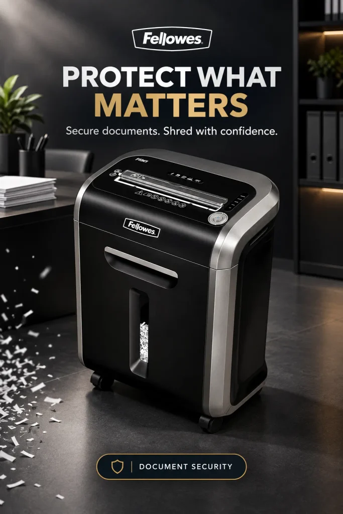 Fellowes 99Ci shredder for tax documents